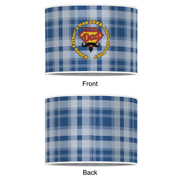 Hipster Dad 8" Drum Lampshade - APPROVAL (Poly Film)