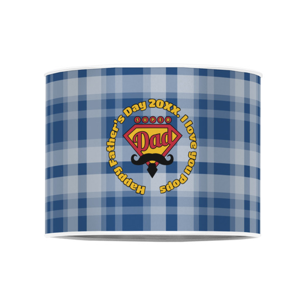 Hipster Dad 8" Drum Lampshade - FRONT (Poly Film)