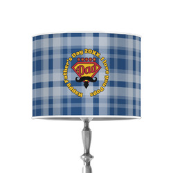 Hipster Dad 8" Drum Lamp Shade - Poly-film (Personalized)