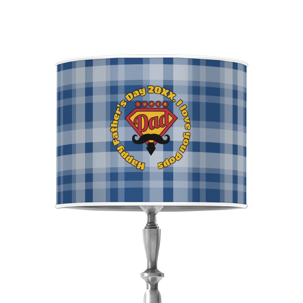 Hipster Dad 8" Drum Lampshade - ON STAND (Poly Film)