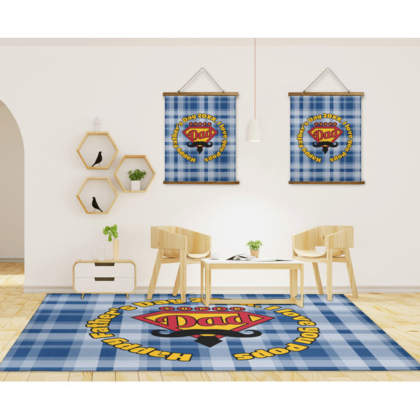 Hipster Dad 8'x10' Indoor Area Rugs - IN CONTEXT