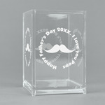 Hipster Dad Acrylic Pen Holder (Personalized)