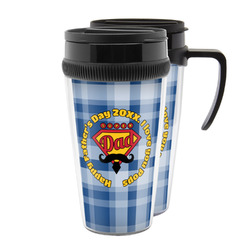 Hipster Dad Acrylic Travel Mug (Personalized)