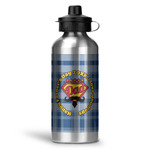 Hipster Dad Water Bottle - Aluminum - 20 oz (Personalized)
