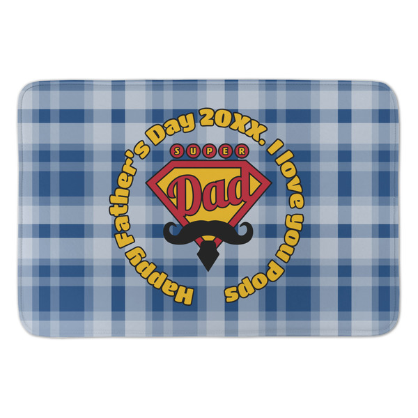 Custom Hipster Dad Anti-Fatigue Kitchen Mat (Personalized)