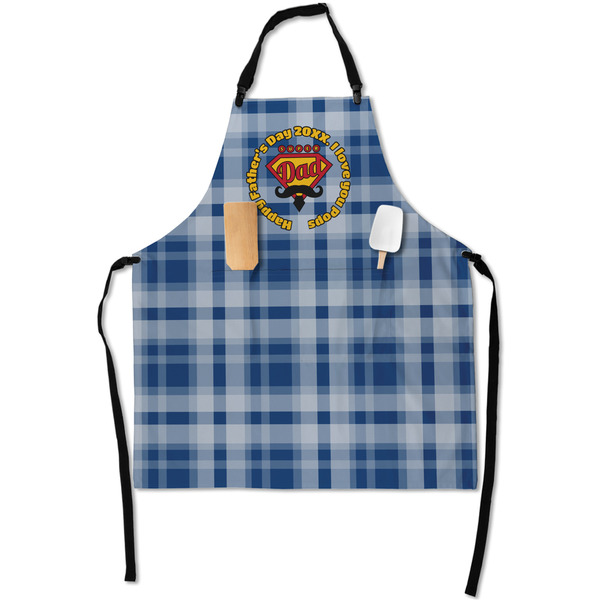 Custom Hipster Dad Apron With Pockets w/ Name or Text