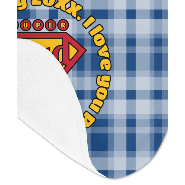 Hipster Dad Baby Bib - AFT detail