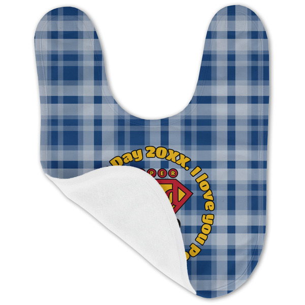 Hipster Dad Baby Bib - AFT folded