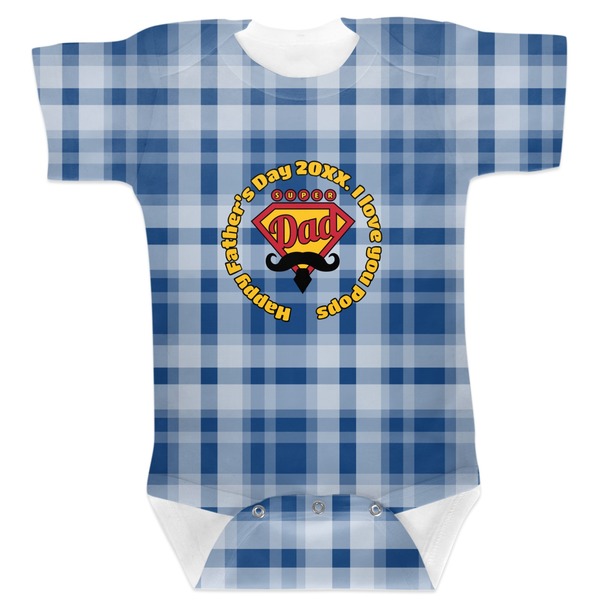 Custom Hipster Dad Baby Bodysuit 12-18 (Personalized)