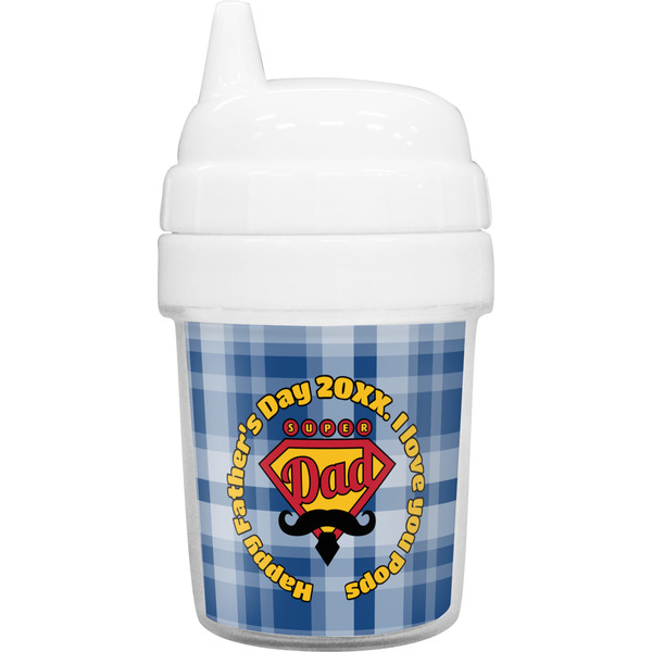 Custom Hipster Dad Baby Sippy Cup (Personalized)
