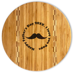 Hipster Dad Bamboo Cutting Board (Personalized)