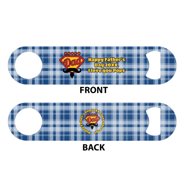 Hipster Dad Bar Bottle Opener - White - Approval