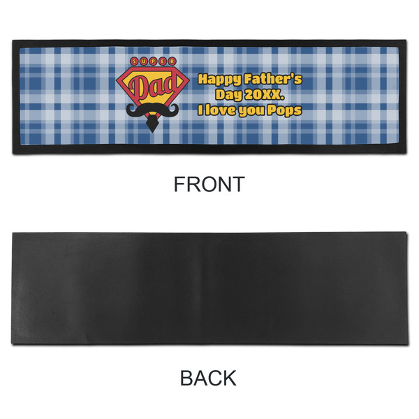 Hipster Dad Bar Mat - Large - APPROVAL