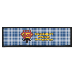 Hipster Dad Bar Mat (Personalized)