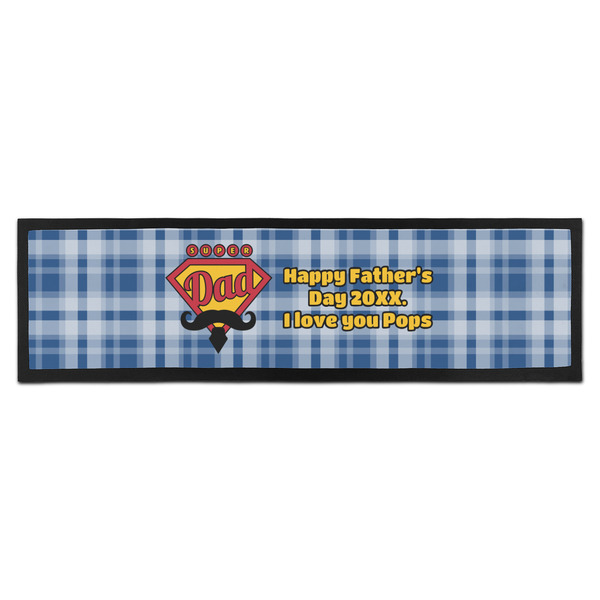 Custom Hipster Dad Bar Mat (Personalized)