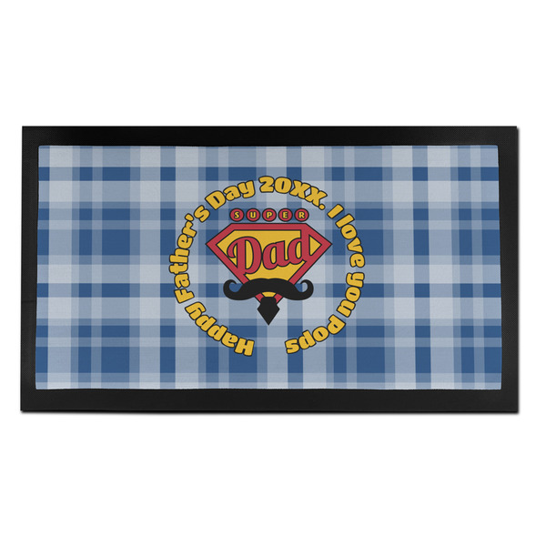 Hipster Dad Bar Mat - Small - FRONT