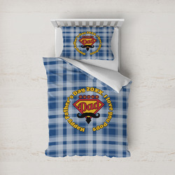 Hipster Dad Duvet Cover Set - Twin (Personalized)