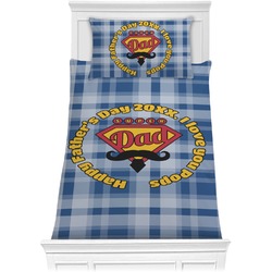 Hipster Dad Comforter Set - Twin XL (Personalized)