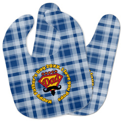 Hipster Dad Baby Bib w/ Name or Text
