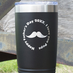 Hipster Dad 20 oz Stainless Steel Tumbler (Personalized)
