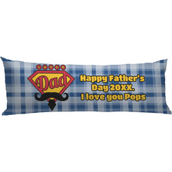Hipster Dad Body Pillow Case (Personalized)
