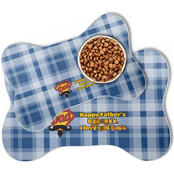 Hipster Dad Bone Shaped Dog Mats - MAIN