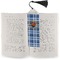 Hipster Dad Bookmark with tassel - In book