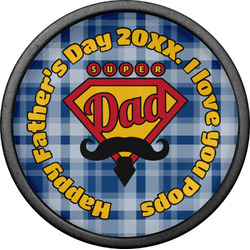 Hipster Dad Cabinet Knob (Black) (Personalized)
