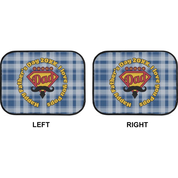 Hipster Dad Car Floor Mats (Back Seat) (Approval)