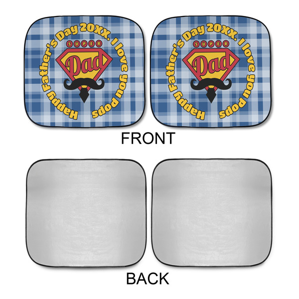 Hipster Dad Car Sun Shades - APPROVAL