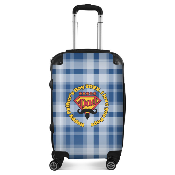 Custom Hipster Dad Suitcase - 20" Carry On (Personalized)