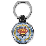 Hipster Dad Cell Phone Ring Stand & Holder (Personalized)