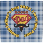 Hipster Dad Ceramic Tile Hot Pad (Personalized)