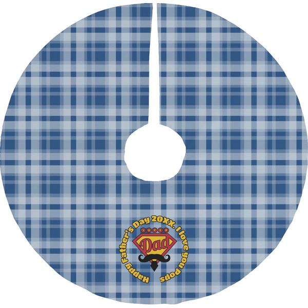 Custom Hipster Dad Tree Skirt (Personalized)