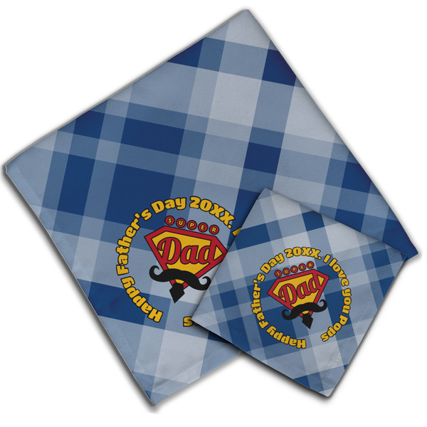 Hipster Dad Cloth Napkins - Personalized Lunch & Dinner (PARENT MAIN)