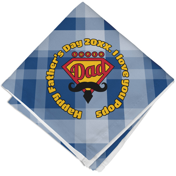 Custom Hipster Dad Cloth Napkin w/ Name or Text