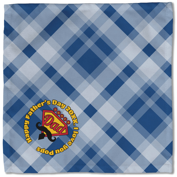 Hipster Dad Cloth Napkins - Personalized Lunch (Single Full Open)