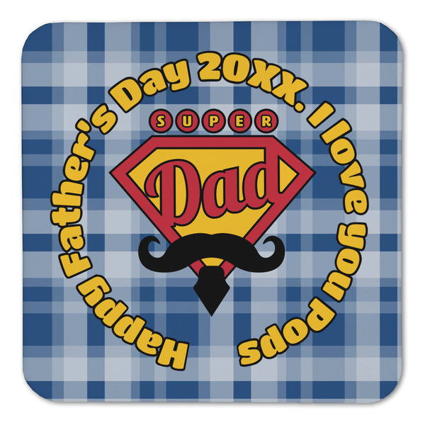Hipster Dad Coaster Set - FRONT (one)