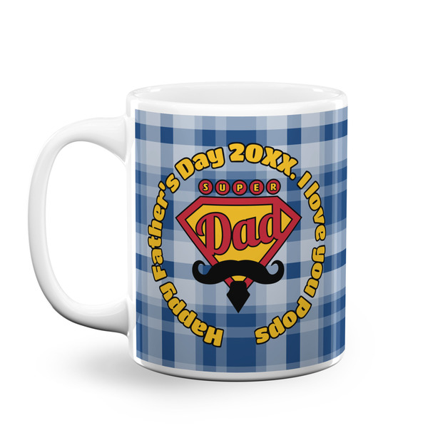 Custom Hipster Dad Coffee Mug (Personalized)