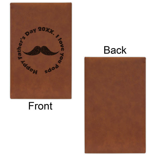 Hipster Dad Cognac Leatherette Journal - Single Sided - Apvl