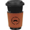 Hipster Dad Leatherette Cup Sleeve - Double Sided (Personalized)