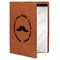 Hipster Dad Cognac Leatherette Portfolios with Notepad - Small - Main