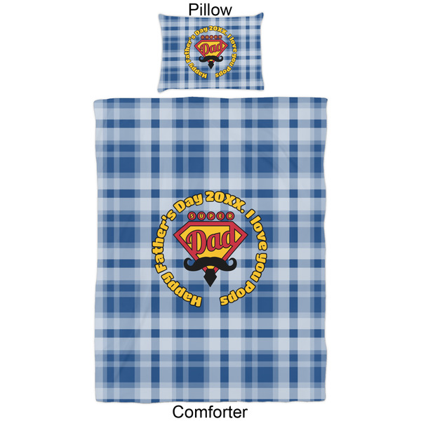 Hipster Dad Comforter Set - Twin - Approval