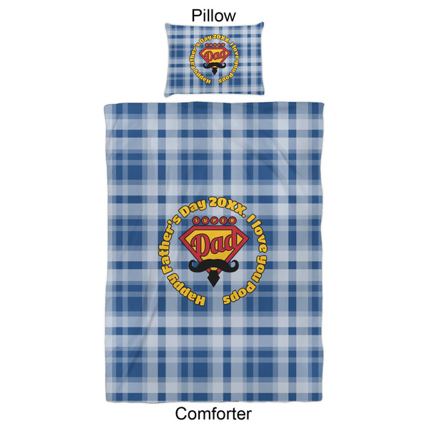Hipster Dad Comforter Set - Twin XL - Approval
