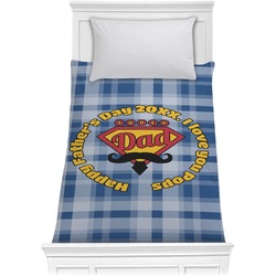 Hipster Dad Comforter - Twin (Personalized)