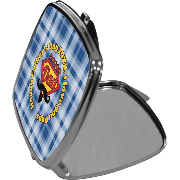 Hipster Dad Compact Mirror (Side View)