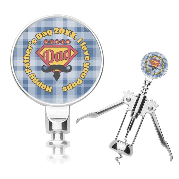 Custom Hipster Dad Corkscrew (Personalized)