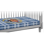 Hipster Dad Crib Fitted Sheet (Personalized)