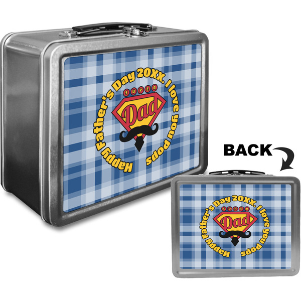 Hipster Dad Custom Lunch Box / Tin Approval