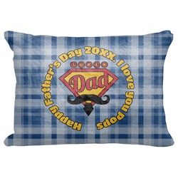 Hipster Dad Decorative Baby Pillowcase - 16"x12" (Personalized)